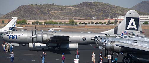 Boeing B-29 Superfortress N529B Fifi, Deer Valley, April 13, 2011